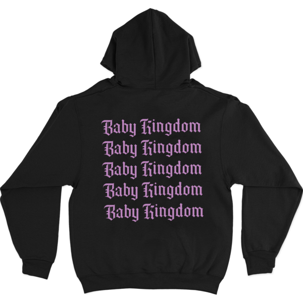 baby queen - Baby Kingdom Pink Print Hoodie