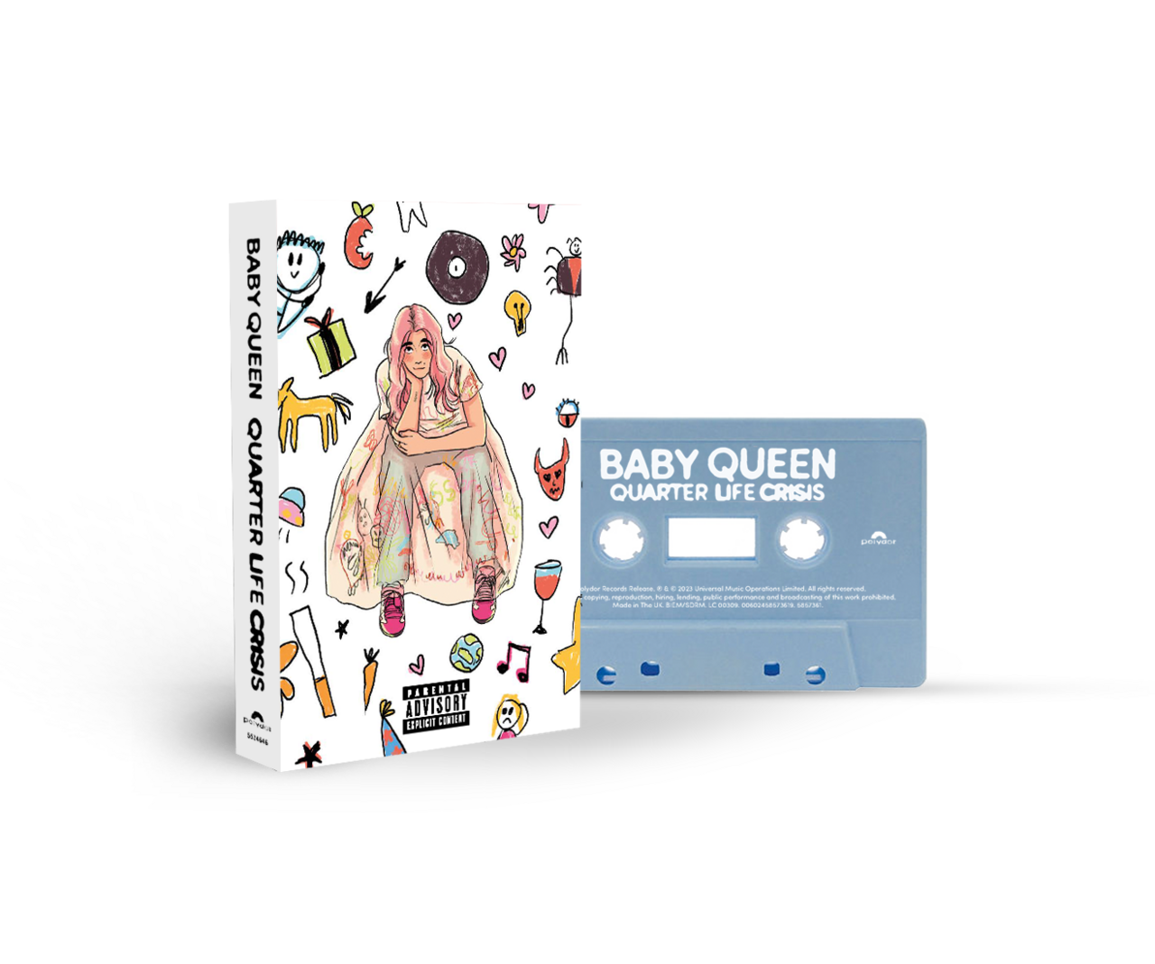 baby queen - Quarter Life Crisis Alternative Artwork Cassette