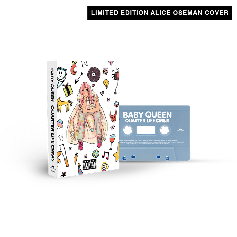 Quarter Life Crisis Cassette, Alternative Artwork Cassette + Signed Art Card