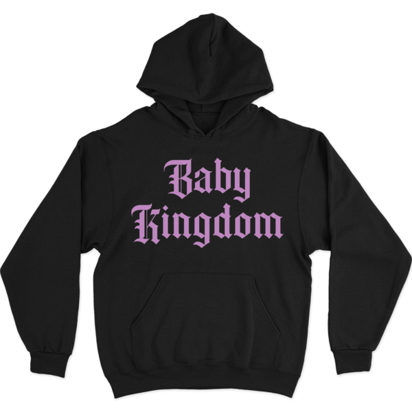 baby queen - Baby Kingdom Pink Print Hoodie